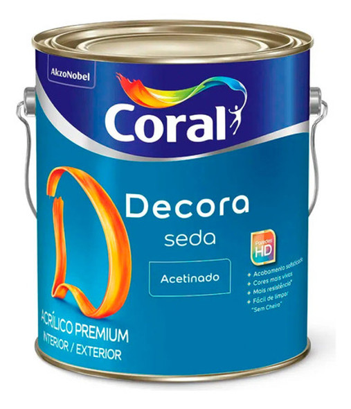 Tinta Acrílica Premium Decora Seda - Coelho Branco 3,2l 0