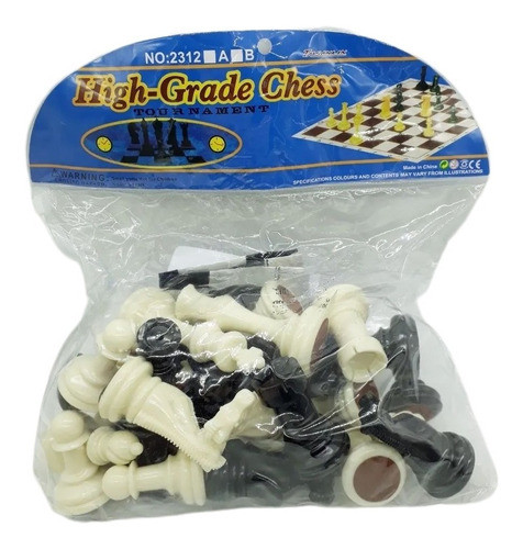 Kit Jogo Peças Xadrez Grandes Tabuleiro Reposição Coleção 0
