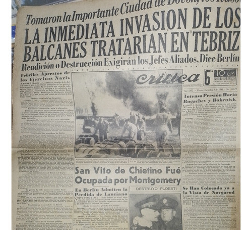 Diario * Critica * 2ª Guerra Mundial - Invasion Los Balcanes 0