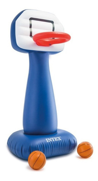 Set Aro De Básquet  Inflable Con Pelota Juego Intex Interior 0