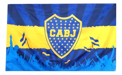 Bandera Boca Juniors Bj938 150cm X 90cm Licencia Oficial 0