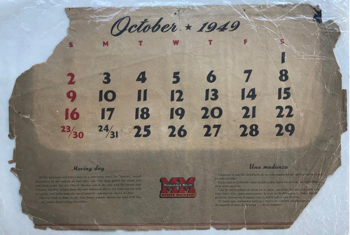 Molina Campos Lamina Original Junio 1951 Minneapolis Moline 1