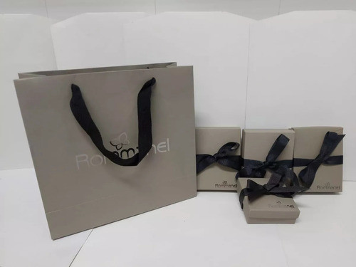 Kit Caixas E Sacolas Embalagem De Presente Rommanel Luxo 1