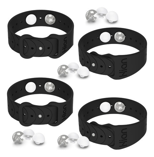 Pulsera Ajustable De Acupresion Para Nauseas-4un Negras 0