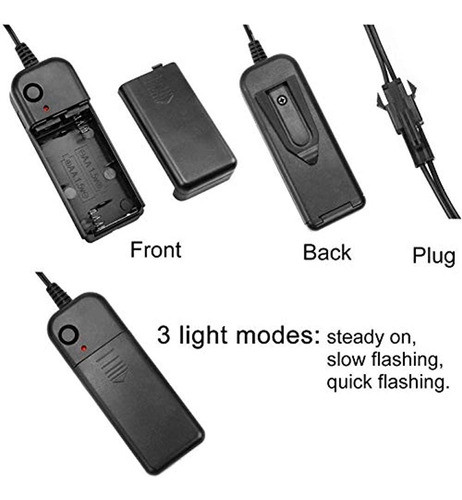 Dc 3v Portable El Wire Inverter Controlador Electroluminisce 1