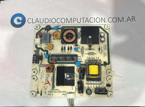 Placa Fuente Para Tv 24  Led Hisense Bgh 820.2256 0