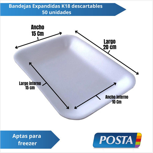 Bandeja Expandida K18 X 50 Unidades 1