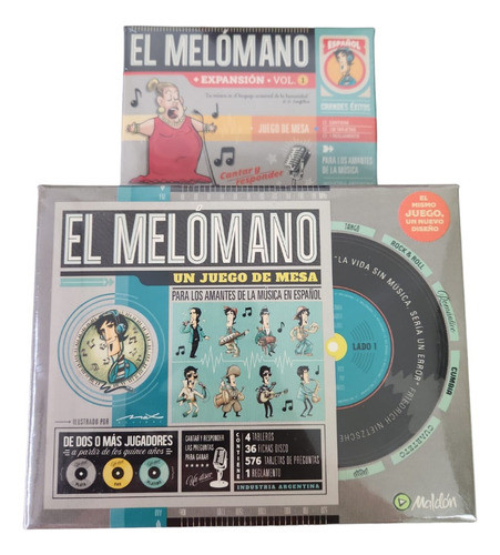 Combo Juego De Mesa El Melomano + Expansion Vol 1 Español 0