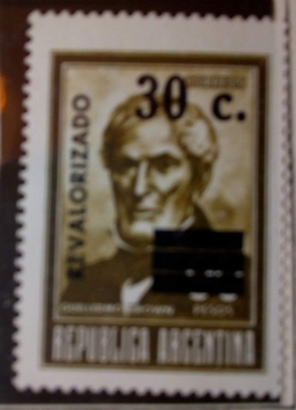 Estampilla Argentina Guillermo Brown Revalorizada Mint 1029 0