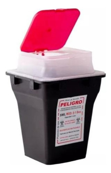 Descartador De Agujas Y Cortopunzantes De 1 Litro 1