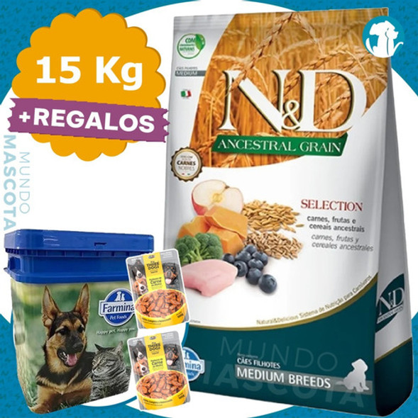 Farmina Nyd Ancestral Grain Perro Cachorro Mediano 15 Kg 0 Farmina Nyd Ancestral Grain Perro Cachorro Mediano 15 Kg 0