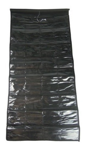 Organizador Colgante Con 80 Bolsillos Color Negro 1