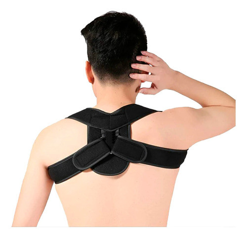 Faja Correcto Postural Espaldera Espalda Clavicula Postura 0