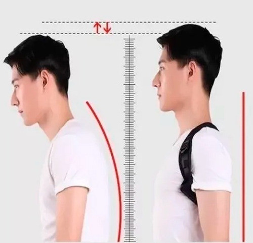 Faja Correcto Postural Espaldera Espalda Clavicula Postura 1