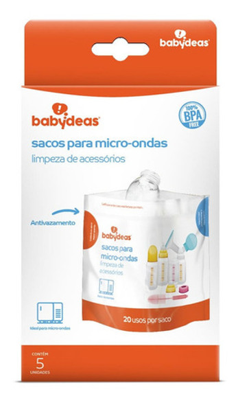 Sacos Reutilizáveis Esterilização Micro-ondas Babydeas ® 1