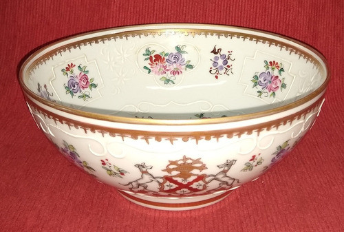 Porcelana Samson Armorial.circa Xix,famille Rose,unico!! 1