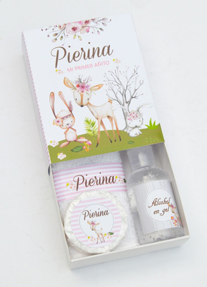 50 Cajas Personalizadas Set Spa Toalla Jabón Gel O Crema 1