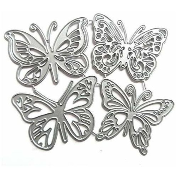 Plantillas Para Troquelado 4 Mariposas Caladas 0