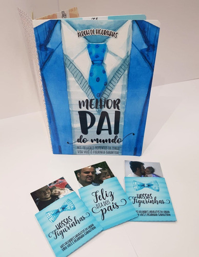 Álbum De Figurinhas Personalizado - Dia Dos Pais 1