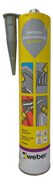 Sellador Poliuretánico Flex Pu Weber Blanco 300ml // Scalise 0