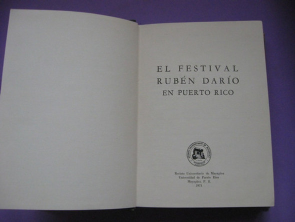 El Festival Ruben Dario En Puerto Rico 1 El Festival Ruben Dario En Puerto Rico 1