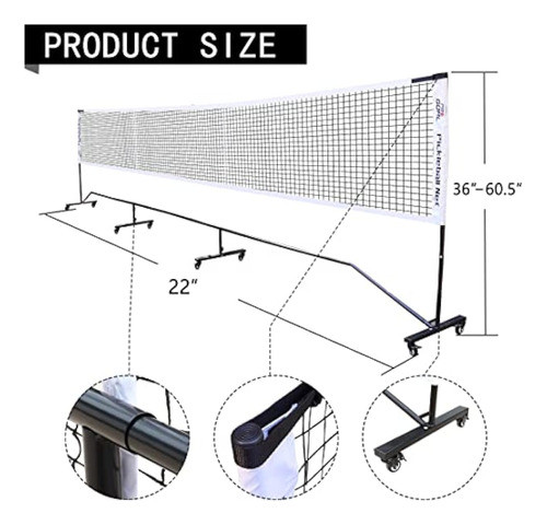Progoal Sistema De Red De Pickleball De Bádminton 1