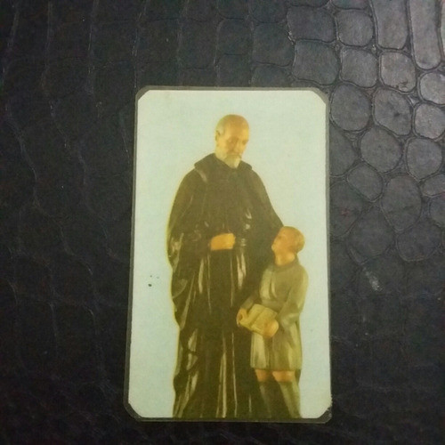 Estampita De San José De Calasanz Plastificada 0