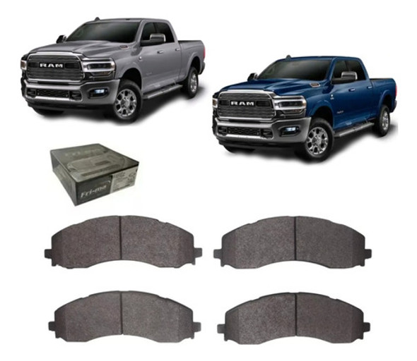 Pastilla Freno P/ Dodge Ram 2500 3500 2021 En Adelante Tras. 0