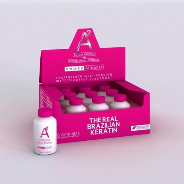 Ampolla Capilar The Real Brazilian Keratin Alisante X 9 Unid 0 Ampolla Capilar The Real Brazilian Keratin Alisante X 9 Unid 0