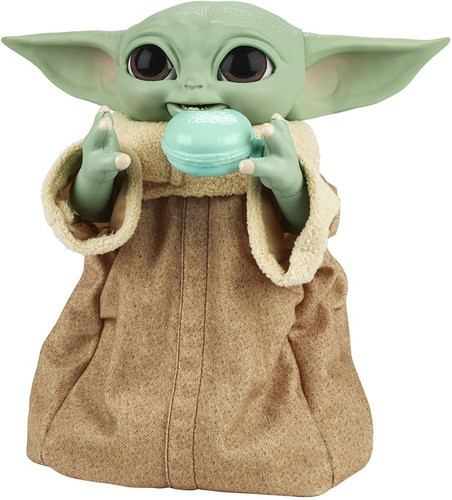 Star Wars The Mandalorian Muñeco Snackin' Grogu Animatronico 1
