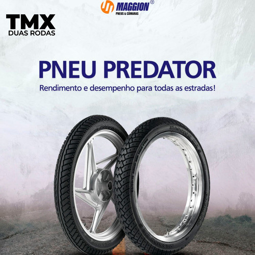 Pneu Moto Maggion Street Predator 100/90-18 C/c Tras Titan 1