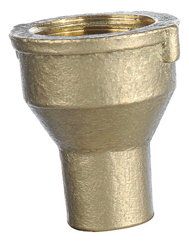 Cupla De Bronce Para Soldar Plomo Reforzado De 3/4 Hembra 0
