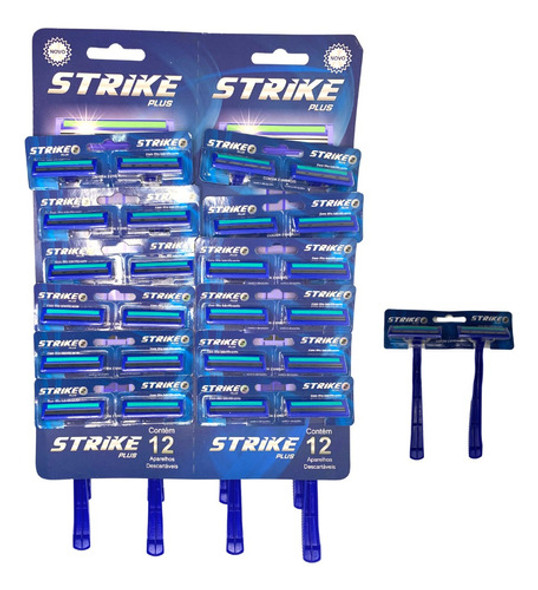 Aparelho De Barbear Strike Plus Cartela C/24 0 Aparelho De Barbear Strike Plus Cartela C/24 0