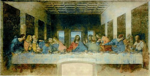La Ultima Cena De Leonardo Da Vinci - Lamina 45 X 30 Cm. 0