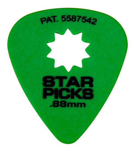 Puas Star Picks Para Guitarra , Pack X 10 Unidades .88mm 0