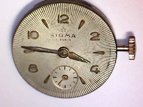 Repuesto Maquina Reloj Sigma A Cuerda. 0