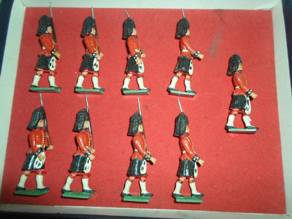 Soldados Plomo-54 Mm. Caja 9 Escoceses-marca Aitor 0