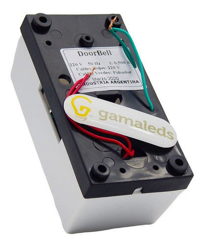 Pack X2 Campanilla Exterior 5x10 Doorbell 220v 12v 0