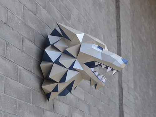 Planos Estandarte Stark Wolf (game Of Thrones) Lobo 1