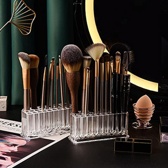 Soporte Acrílico Para Brochas De Maquillaje, 1
