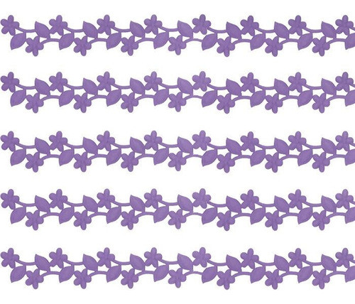 Passam.mod.416 Ramo Flor Cetim C/5mt.lilas 108 0