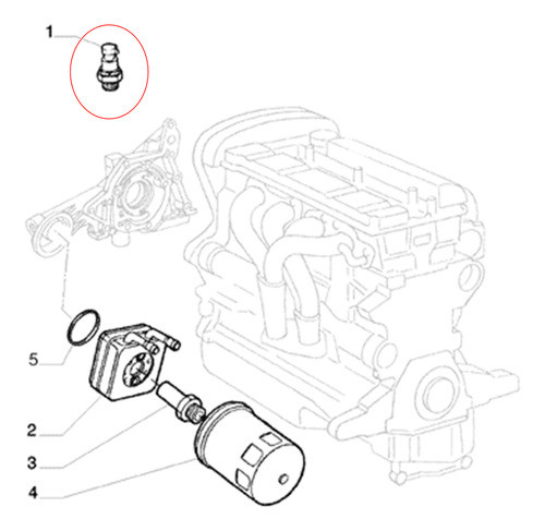 Bulbo De Aceite Fiat Uno Attractive 2014 2021 1