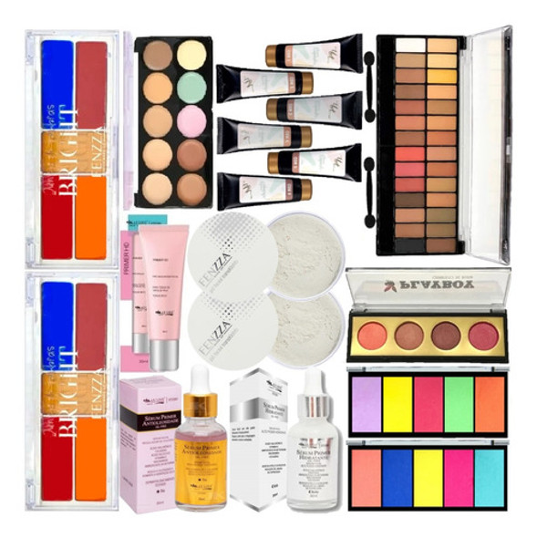 Kit De Maquiagem Revenda Diversos Itens Atacado 0