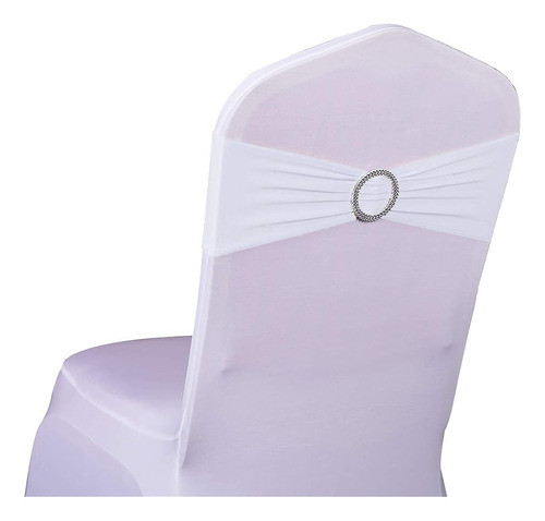 Sinssowl 100pcs Stretch Wedding Chair Fajas Con Hebilla Lycr 0