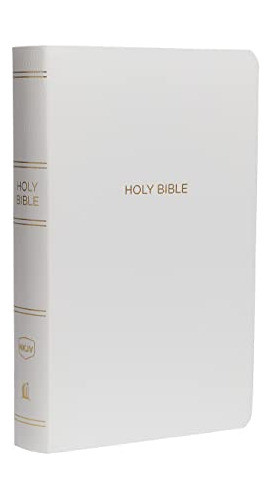 Book : Nkjv, Gift And Award Bible, Leather-look, White, Red 0