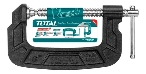 Prensa Tipo G 150mm 6 Pulgadas Total Tht13161 Premium 1