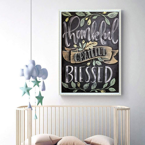 Pintura Por Diamantes 5d | Poster De 30x40 Cm | Frase Ing... 1