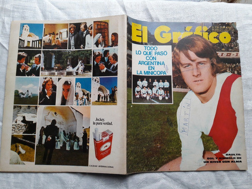 Revista El Grafico N 2753 Año 1972 Daulte River Arg Minicopa 1