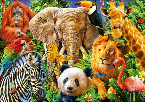 Puzzle 1000 Piezas Animales De La Selva Spin Master 1