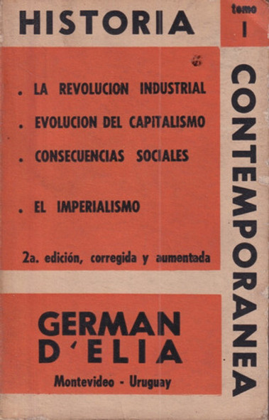 Historia Contemporanea Tomo 1 German Delia 0
